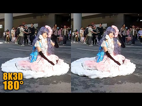 [8K60P VR180] The 11th WorldLine Comic CON in Chengdu, China 09