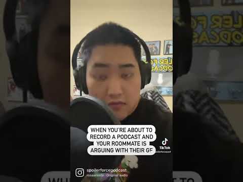 Recording a podcast during an argument