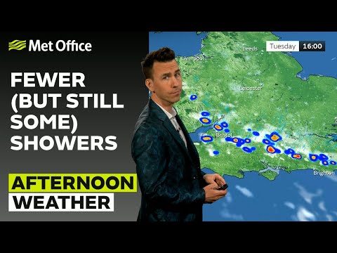 13/05/2025 - Sunny with showers in the south - Afternoon Weather Forecast UK – Met Office Weather