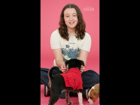 Bella Ramsey Puppies Meets BuzzFeed Puppies! 🐶 #BellaRamsey #TheLastofUs