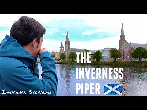 The Inverness Piper - Live in Inverness, Scotland (Original harmonica song)