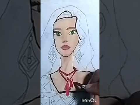 my new girl panting editing #art #muskan #drawing