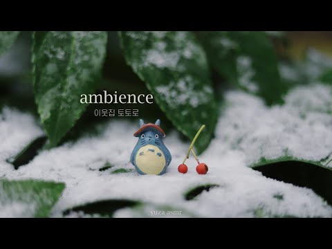 ASMR 깊은 숲 속, 토토로 배 위에서 공부하기 I 이웃집토토로 asmr, 바람이 지나가는 길, 평화로운 숲 속 엠비언스