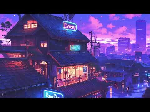 Chill Lofi Hip Hop Beats 💿 Study Music & Japanese Town Ambience 📚 Lofi Rain Playlist