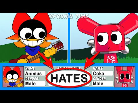 Incredibox Sprunki Pyramixed but better RELATIONSHIPS | ALL Characters Relationships! | Part 3