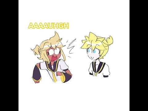 my headcanon len vs evil white blue eyed len
