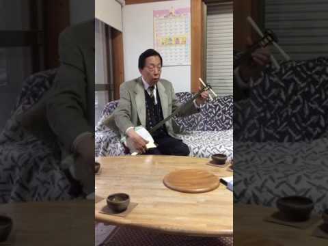 杵屋徳衛先生 長唄 人工皮リプル 三味線を弾いていただきました！