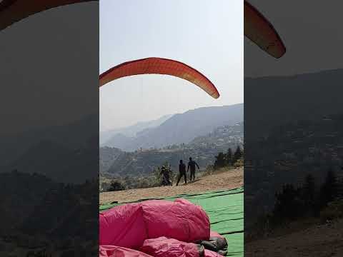 paragliding bhimtal Nainital Uttarakhand #viralvideo #paragliding #shorts #shortvideo #bhimtal #fyp
