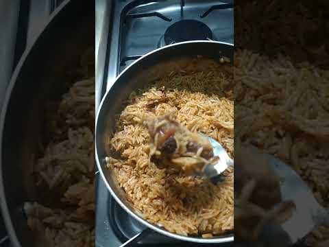 kabsa rice with Laham(beef)
