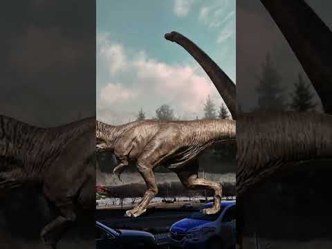 Tyrannosaurus T Rex chase! Part 393 #dinosaur #jurassicpark #dino #jurassicworlddominion #film #trex
