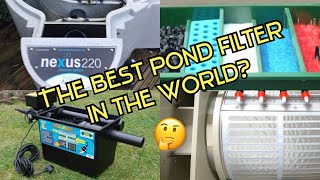 THE BEST KOI POND FILTER IN THE WORLD!! / KOI TEETH!! 😬 ROTARY DRUM FILTER / NEXUS 220 / MULTIBAY