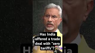 Amid Trump’s “Zero Tariffs” Remark, Jaishankar's Big Revelation #modi #trump #usa