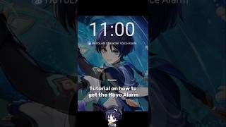 Tutorial on get the Hoyo Alarm. I tried #genshin #genshinimpact #wanderer #hoyo #hoyolab #tutorial
