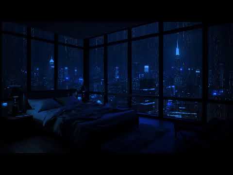 Healing Rain Symphony: Rainy City Nights to Soothe Your Mind 🌧️