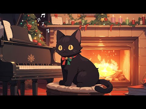 Chill christmas lofi 🎅 Listen to it to escape from a hard day with my cat [Chillhop Radio Beat]