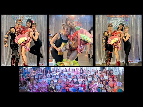 Sneak peek from festivity of Indonesia Pole Dance 9th Anniversary & @vickyburki1308 birthday 🎂