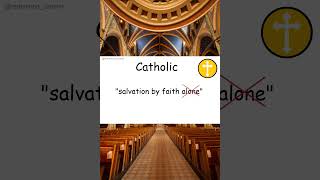 Catholics explained in one minute #theology #Christian #catholic