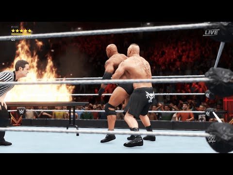 Brock Lesnar vs Goldberg – A Brutal Clash! 💥🔥 | WWE 2K20