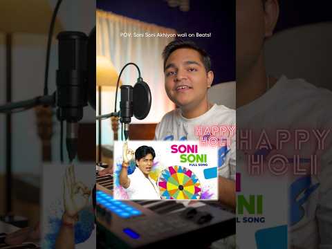Happy Holi.🌈the OG Holi vibe with SoniSoni #sonisoni #holisong #srk #holi2025 #viralshort #coversong