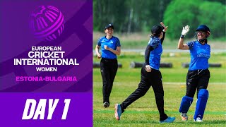 🔴 ECI-W Estonia-Bulgaria, 2025 | Day 1 | 17 May 2025 | T10 International Live European Cricket