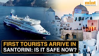 First Cruise Ships Arrive In Santorini As Greece Says 'Instagram Island' Is Now Safe For Tourists