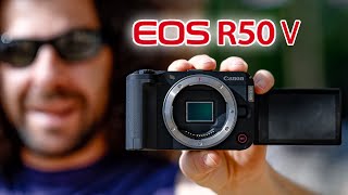 Canon EOS R50 V Hands-On PREVIEW: a POWERFUL Mini Video Camera, BUT…
