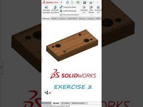 SOLIDWORKS EXERCISE 2 | #solidworks