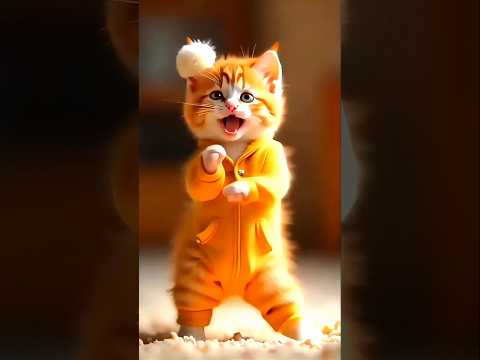 #Cat dance💃💃video#funnyshorts #yutubeshorts #trendingshorts #catlover 🥰🥰🥰😍😍❤💛💙