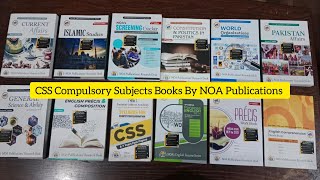 CSS Compulsory Subjects Books By NOA Publications | CSS Compulsory Books | NOA Books | CSS Books