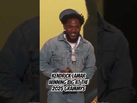 Kendrick Lamar Winning Big at the 2025 GRAMMYs #grammys #kendricklamar #notlikeus