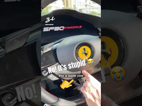 Stupidest Push To Start Ever? #ferrari #supercarblondie #supercars #funnyshorts #shortvideos