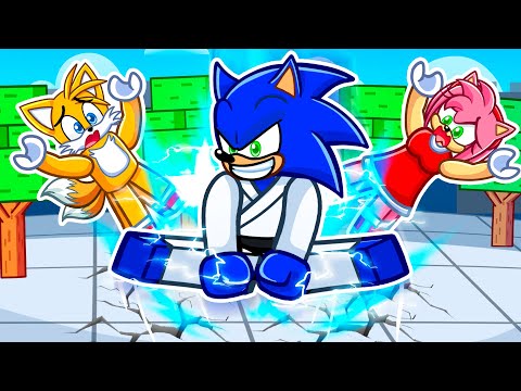 Sonic Becomes A KUNG FU LEGEND In STRONGEST BATTLEGROUNDS! (Roblox)