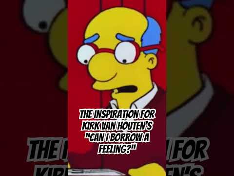 The inspiration for Kirk van Houten’s “Can I Borrow a Feeling?” #thesimpsons #music #aprilfools
