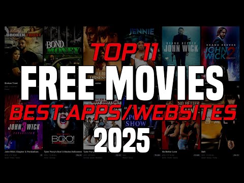 Top 11 Best FREE MOVIE WEBSITES to Watch Online! 2025