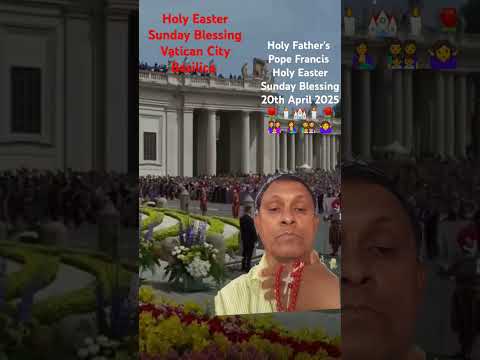 Pope's Easter Sunday Blessings #indore church #Mhow church #ujjain church #shorts #motivation church