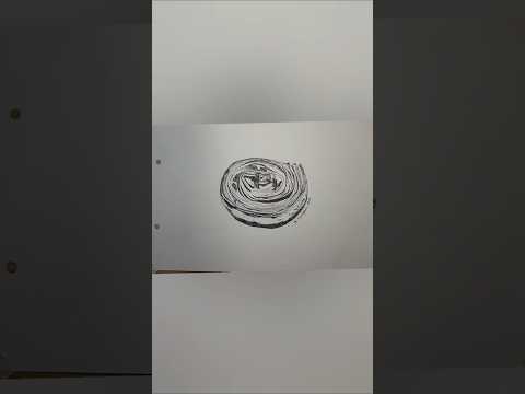 I Drew A Raisin Danish #food #foodart #pastry #danish #drawing #art #ink #inkdrawing #illustration