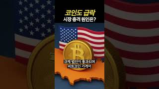 "악" 코인도 급락! 트럼프 관세전쟁 재점화