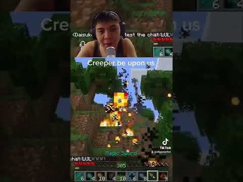 Creeper be upon us in Minecraft