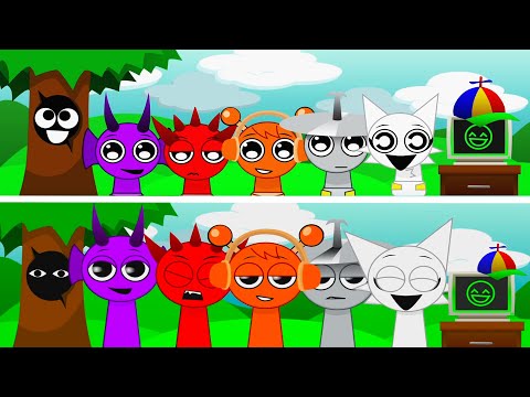 Incredibox - Sprunki but BABIES! Baby Versions vs Adult Versions