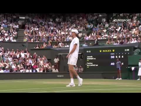 closest and worst hawkeye challenges by alcaraz in wimbledon vs sinner