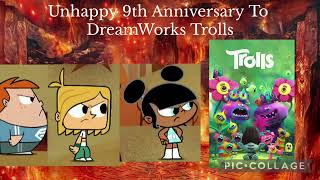 Tommy, Gus And Lola wishes Dreamworks Trolls An Unhappy 9th Anniversary