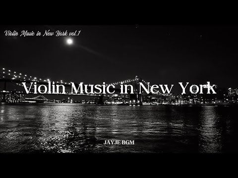 With Emotional Violin Music at Night in New York