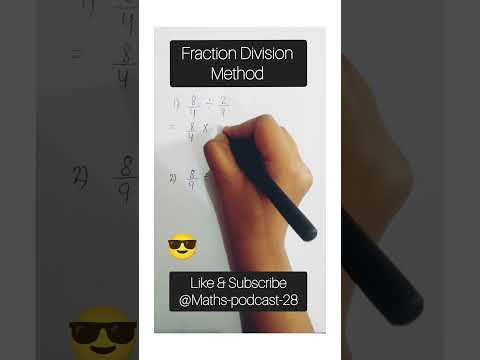 How to Divide a Fraction by a Fraction | Fraction Divide Kaise Kare #fractiondivision #fractiontrick