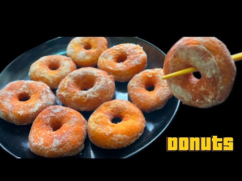 How To Make Donuts At Home | Sugar Donuts Recipe | Doughnuts / Donuts Recipe |