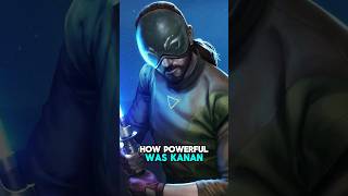 How POWERFUL was Kanan Jarrus? #starwars #starwarscharacter #jedi #starwarsrebels #shorts