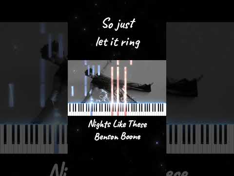 Nights Like These - Benson Boone  #piano #bensonboone