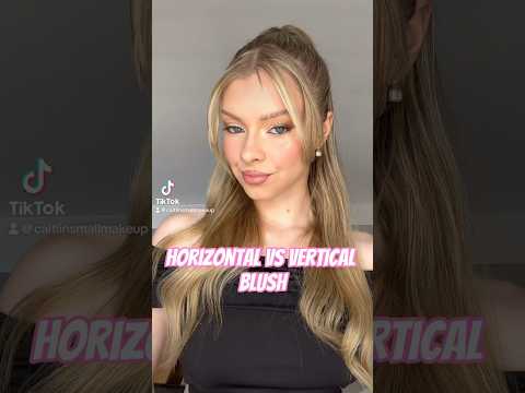 Which side do you prefer?🌸 #blush #shorts #makeuptutorial #makeup #makeuphacks #beauty