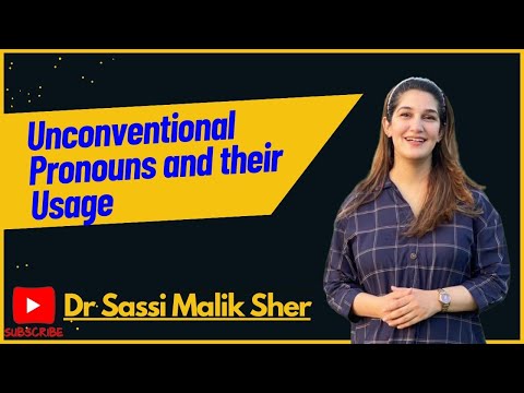 Unconventional pronouns and their usage (indefinite pronouns)