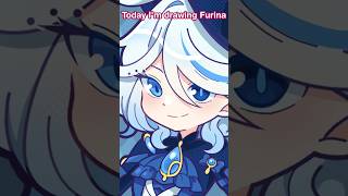 Drawing FURINA from Genshin Impact (again)