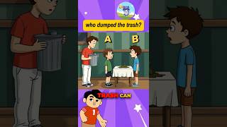 who dumped the trash can? #puzzle #puzzlequiz #games #riddlechallenge #riddles #quiz #brainteaser
